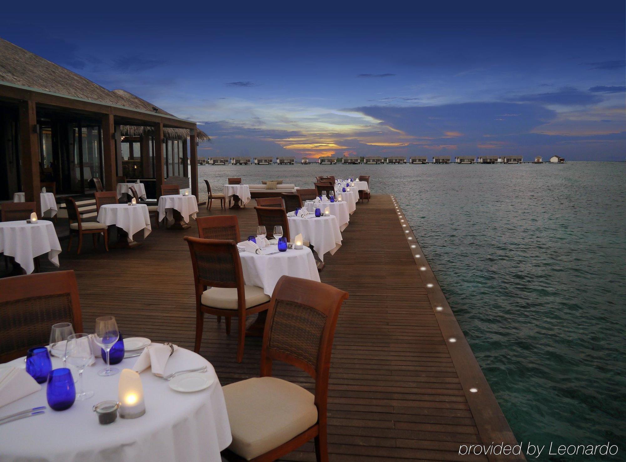 The Residence Maldives Dhigurah  Εστιατόριο φωτογραφία